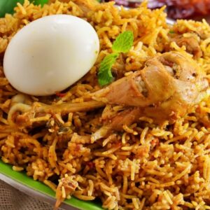 CHICKEN BRIYANI BASMATHI WITH EGG
